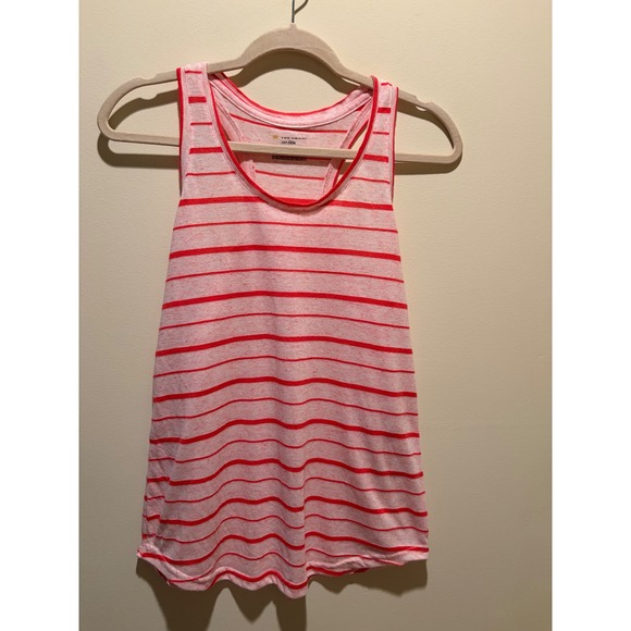 tek gear Tops - Tek Gear DryTek Womens Small Red White Striped Racerback Active Tank Top